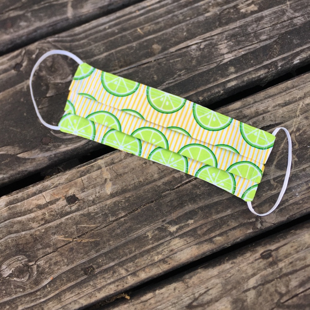WEEKEND SALE Adult Limes spring Face Mask!